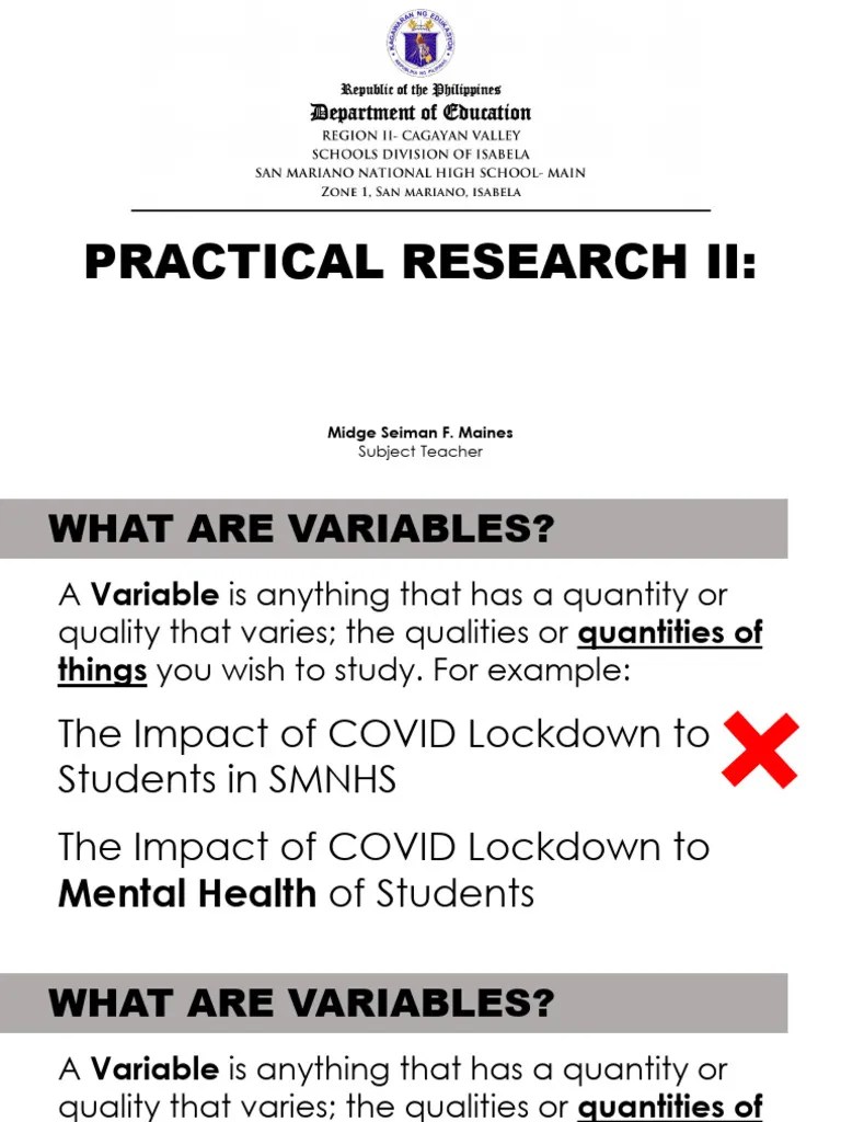 Lesson 3 Variables | PDF