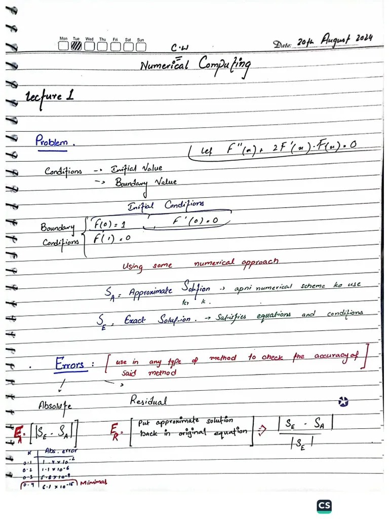 Numerical Computing 1 | PDF