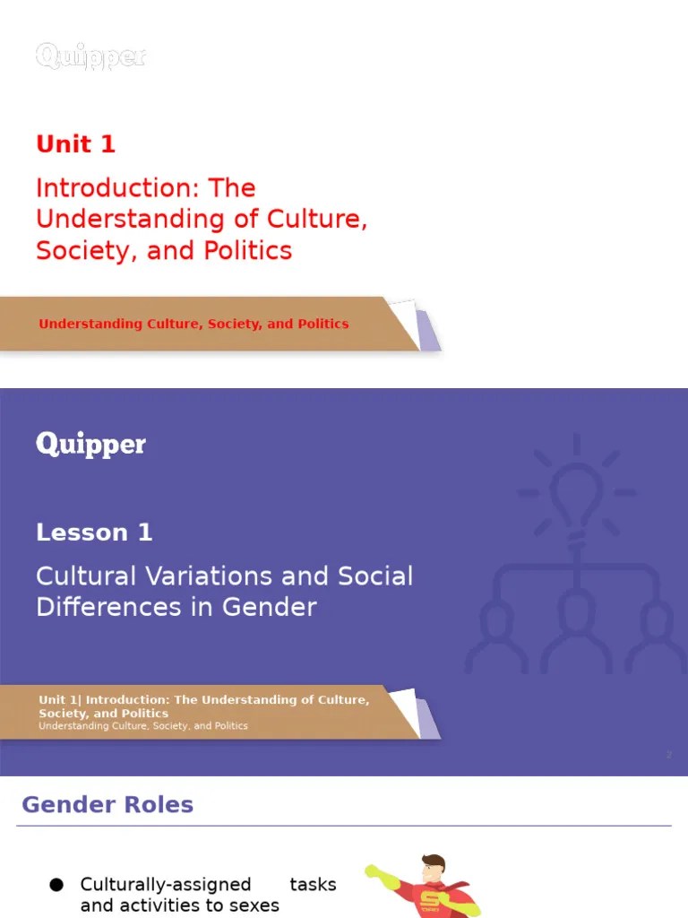 Cultural Variation Social Differences (1) | PDF