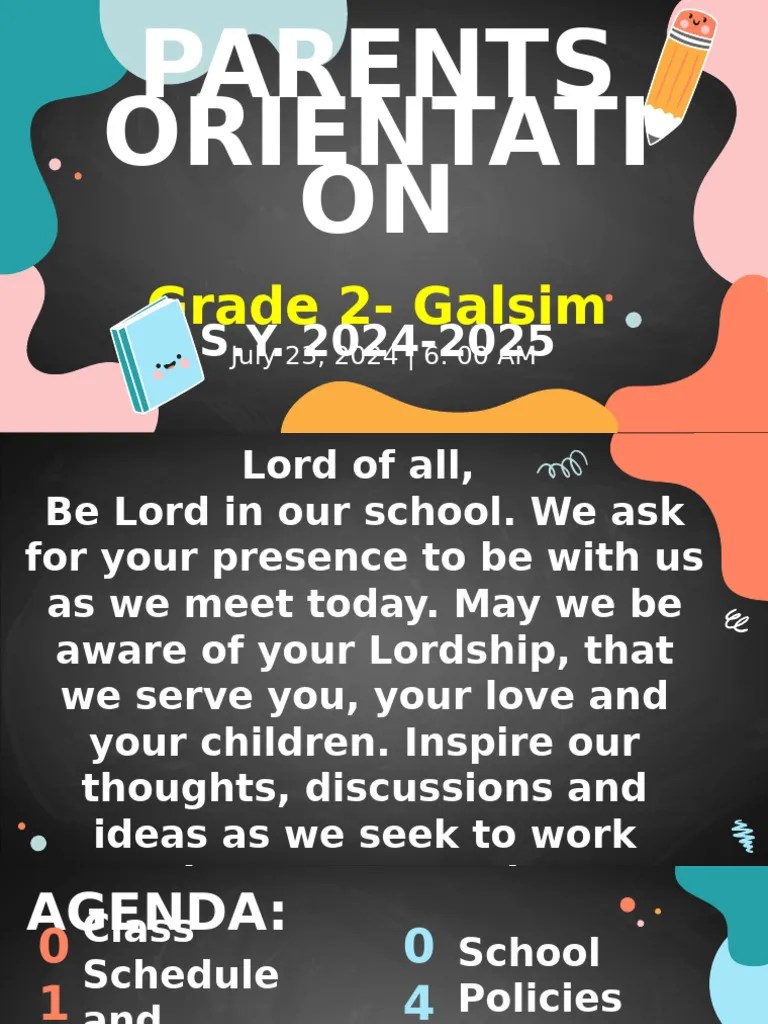 Parents Orientation SY.24 25 | PDF