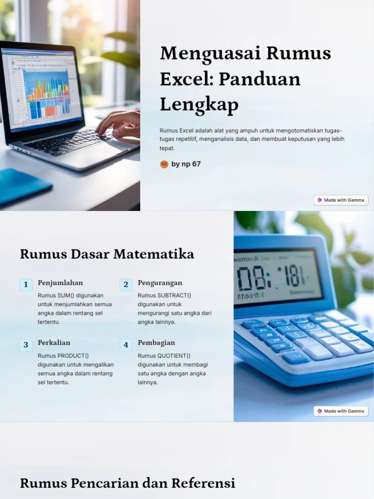 Menguasai Rumus Excel Panduan Lengkap | PDF