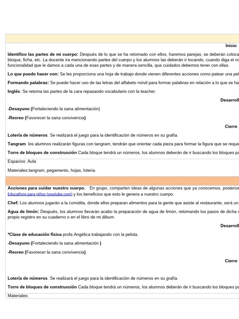 Conozco Y Cuido Mi Cuerpo | PDF