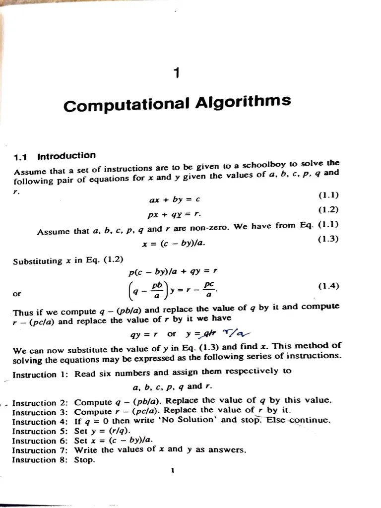 Computer Oriented Numerical Methods By V. Rajaraman-1 | PDF