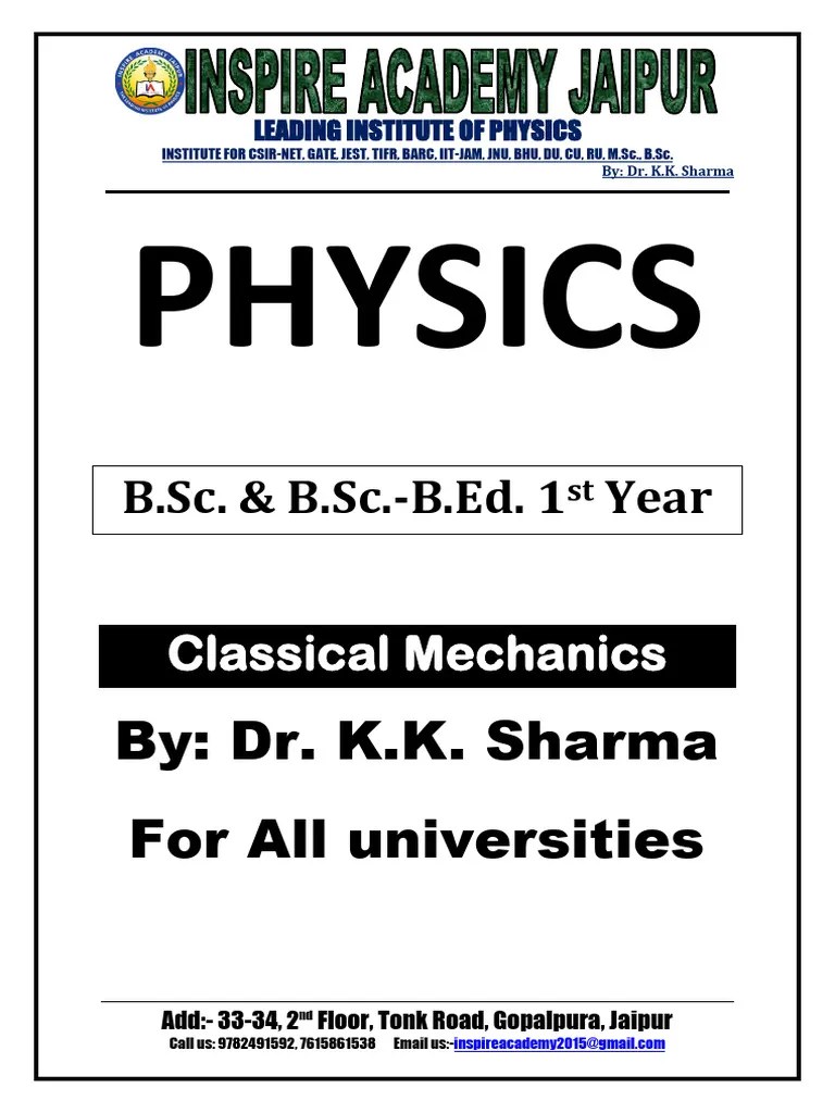 Classical Mechanics | PDF