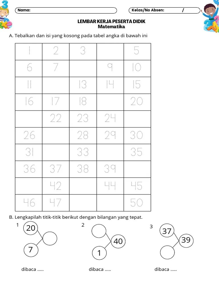 Kumpulan LKPD Matematika Kelas 2a | PDF