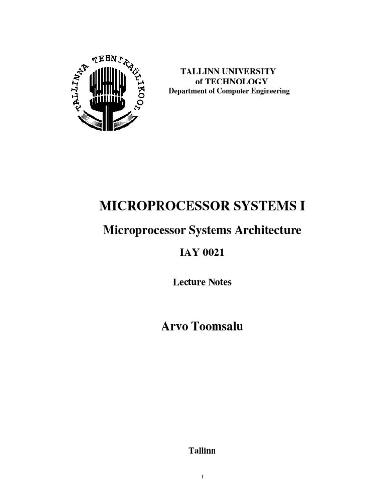 Microprocessor Book | PDF | Process (Computing) | Central Processing Unit