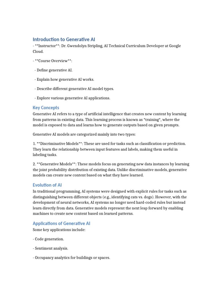 Generative_AI_Introduction | PDF