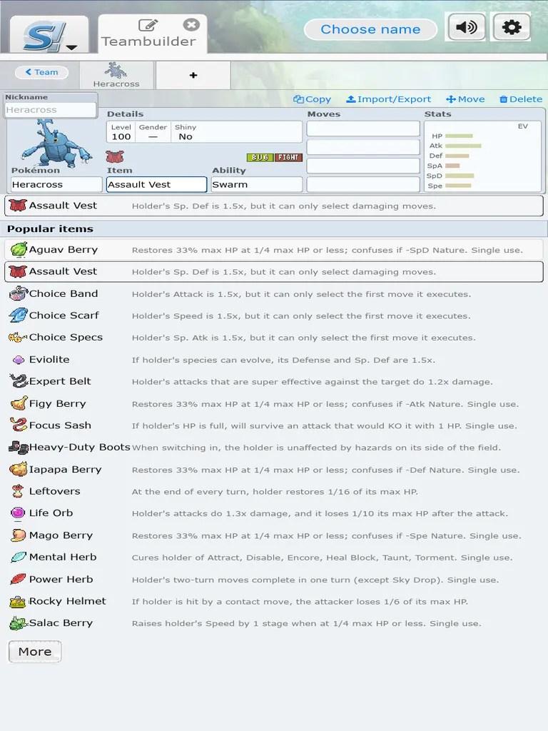 Teambuilder Showdown 2 Pdf
