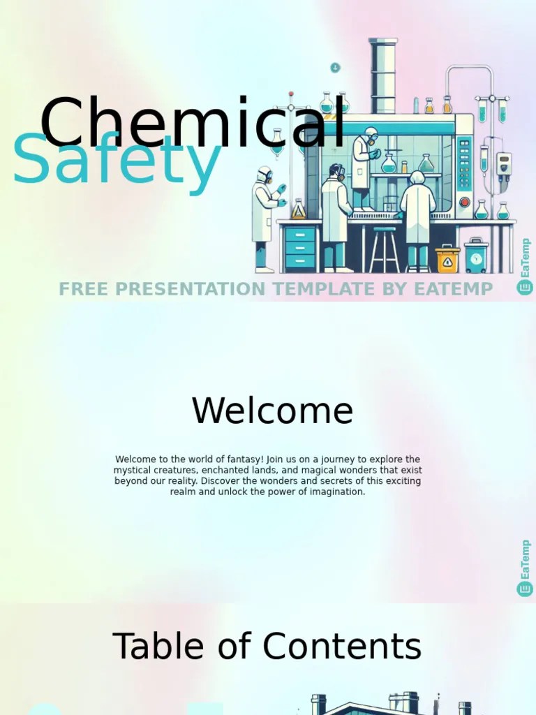 Chemical Safety Powerpoint Template By Eatemp Pdf