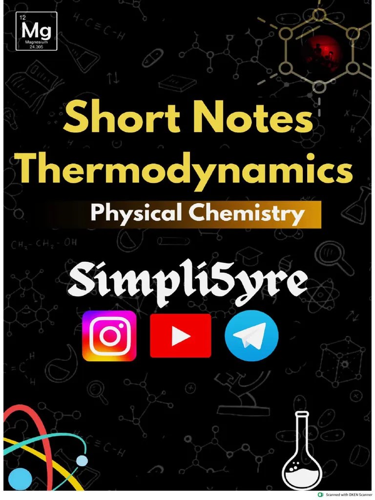 Thermodynamics Short Notes | PDF