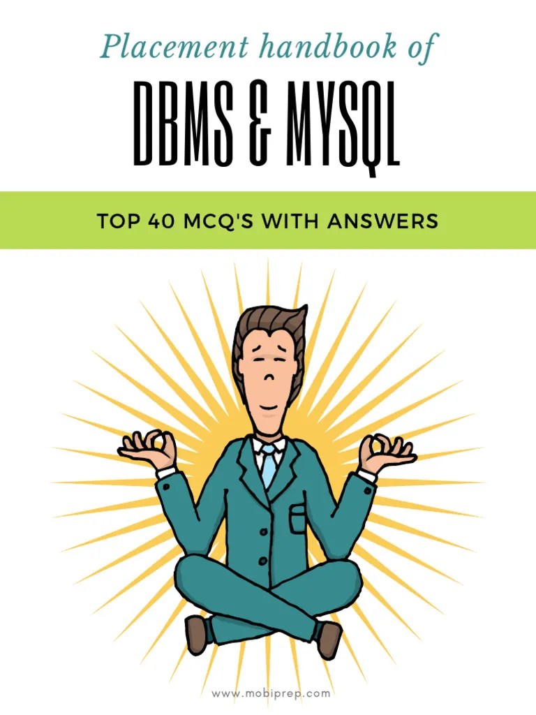 Top 40 DBMS And SQL Interview Questions | PDF