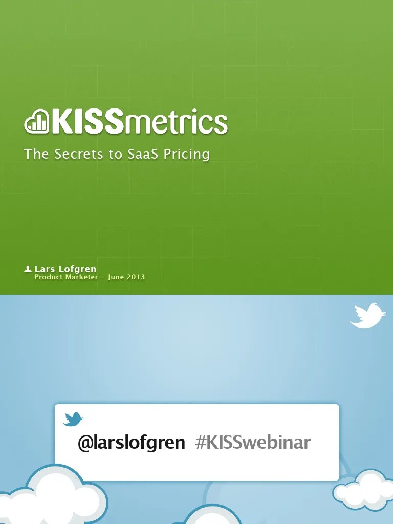 Pricing For SAAS | PDF