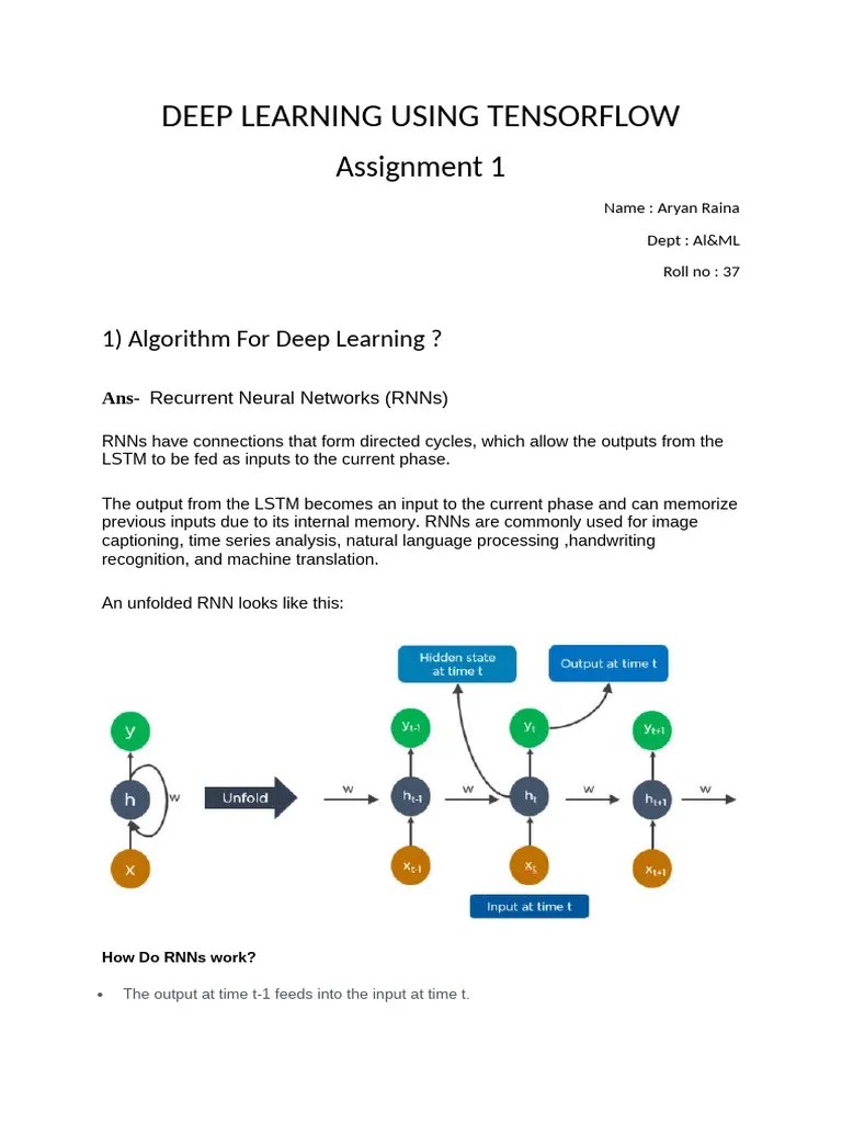 Deep Learning Using Tensorflow | PDF