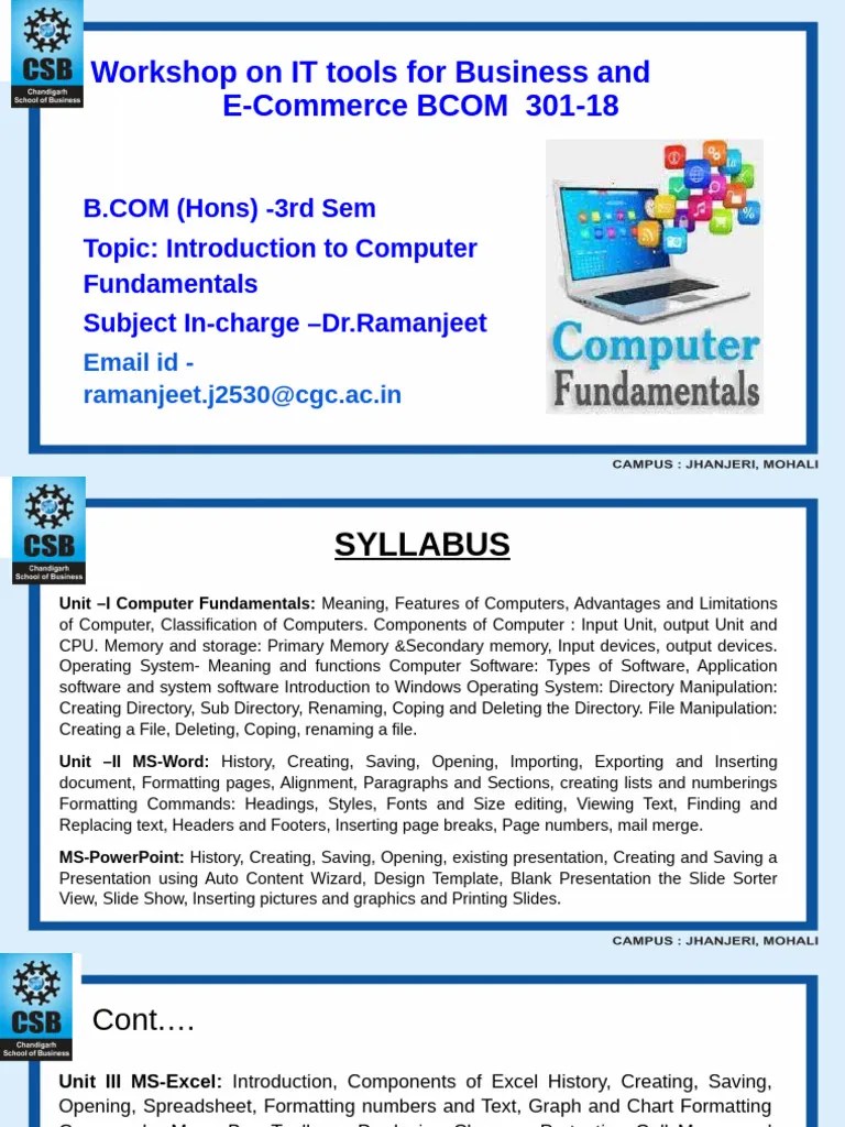 Fundamental Of Computers - 1 | PDF