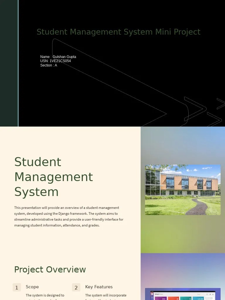 Student-Management-System Mini Project FSD | PDF