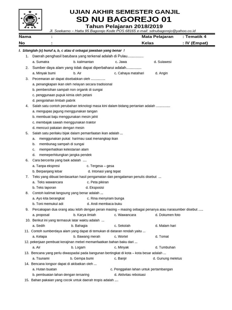 Tema 4 Ganjil Pdf