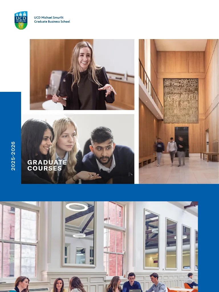 UCD Smurfit School Grad Brochure 2025-2026 | PDF | Mentorship | Dublin