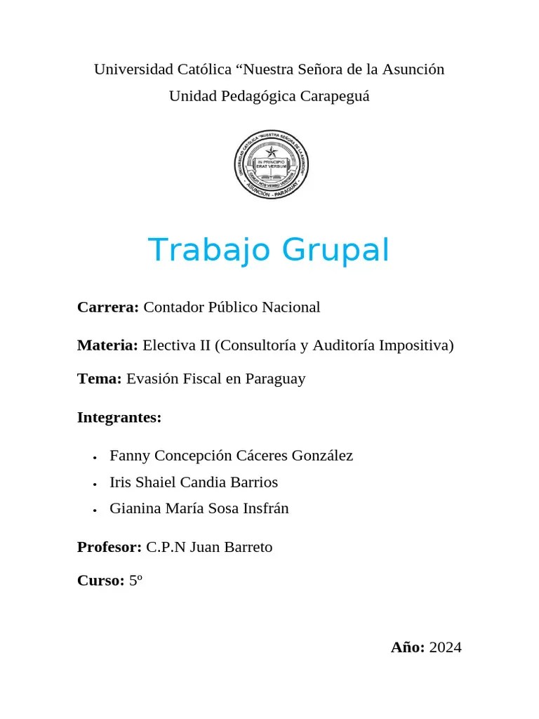 Evasión Fiscal Pdf