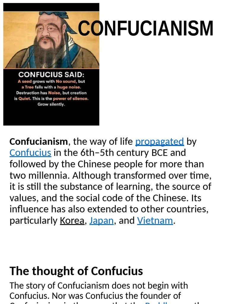 Confucianism | PDF