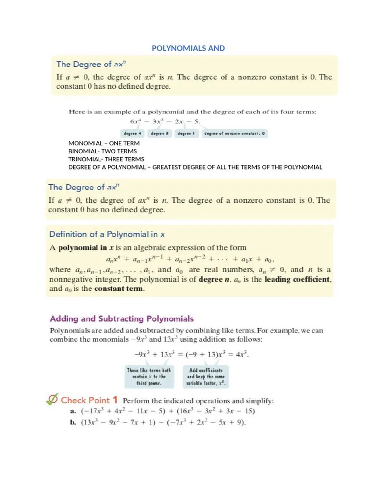 Lesson 4 - College Algebra | PDF