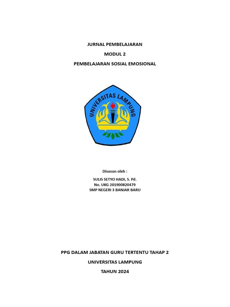 Jurnal Modul 2 PSE PPG Dalam Jabatan 2024 | PDF
