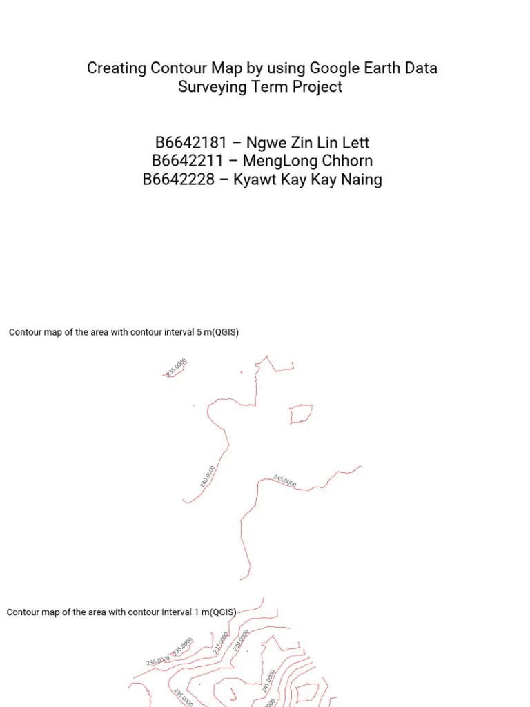 Contour Mapss Pdf