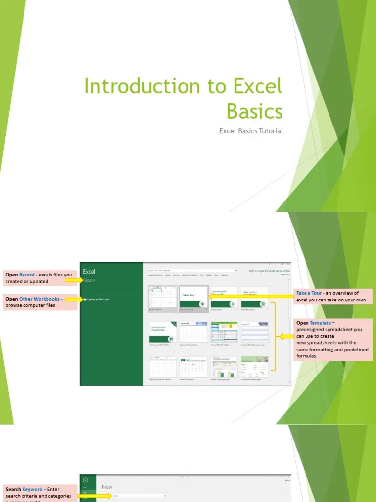 Beginners Guide Excel | PDF
