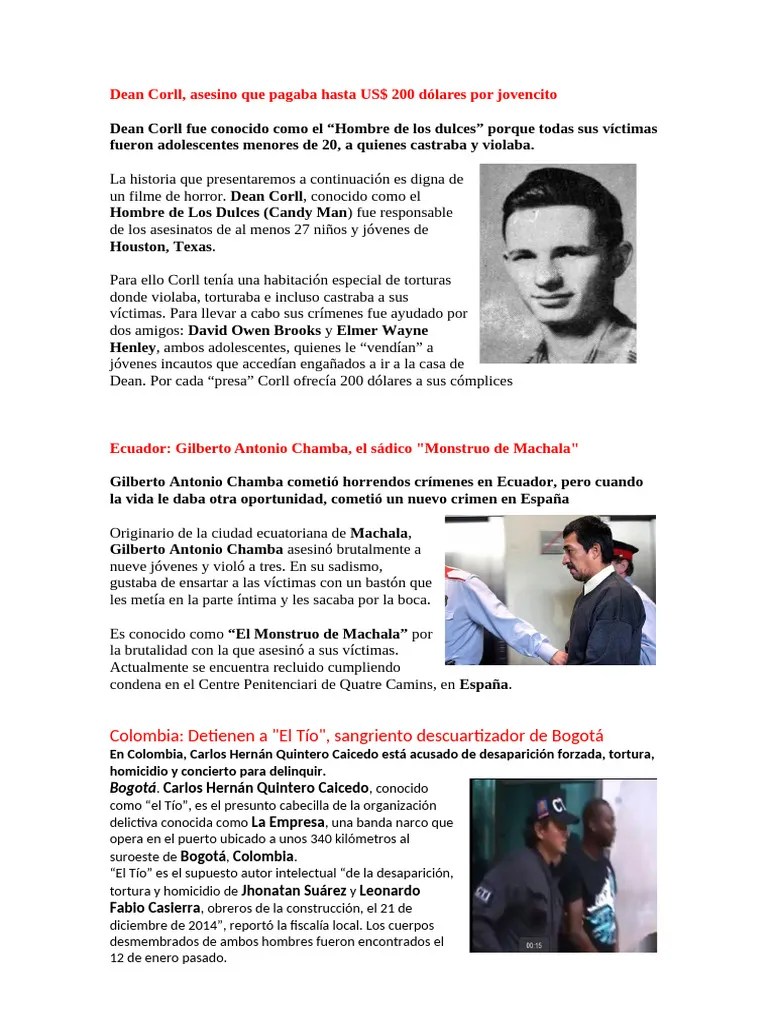 Asesinos En Serie | PDF