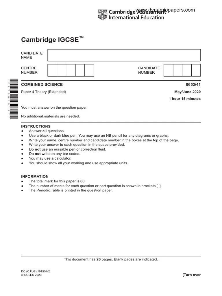 R - IGCSE Resources - Topical Notes By Chapter For IGCSE Chemistry ...