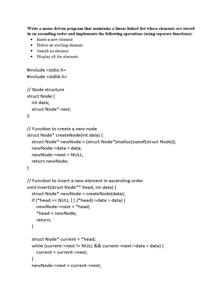 2.Menu Driven Program | PDF