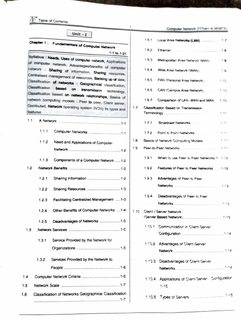 Computer Network Chapter1 | PDF | Computer Network | Network Switch
