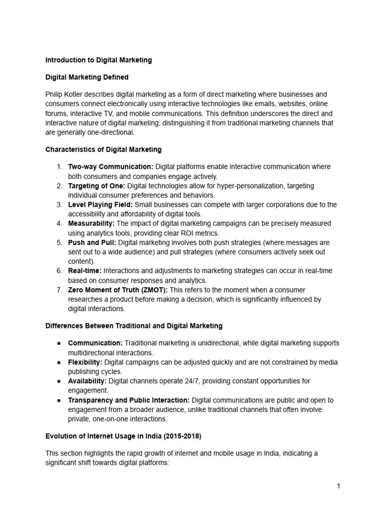 Digital Marketing | PDF