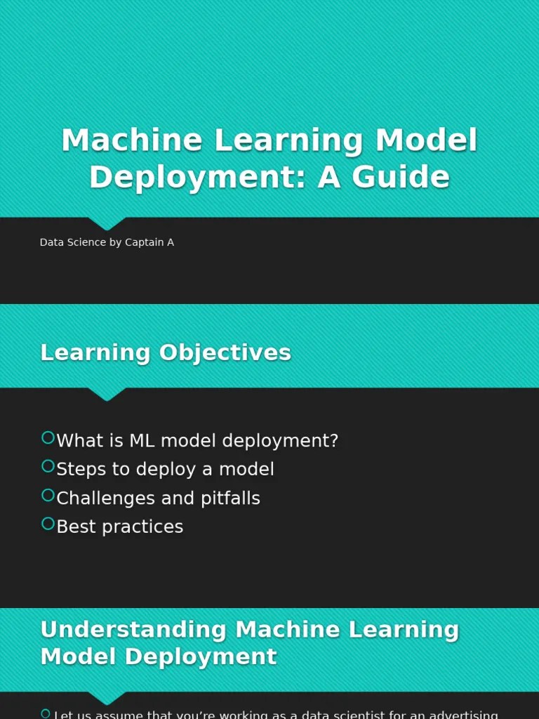 Machine Learning Model Deployment | PDF