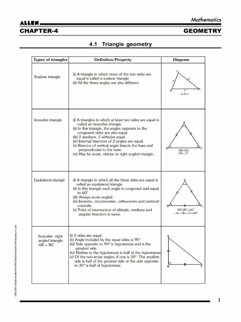Geometry 1 | PDF