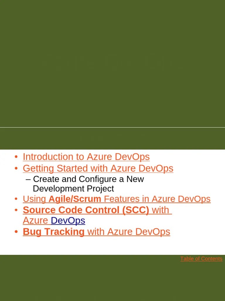 Azure DevOps | PDF