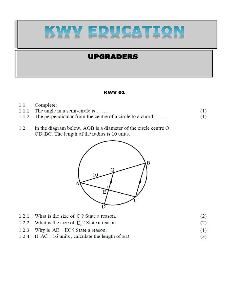 WTS Euclidean Geometry Basics | PDF