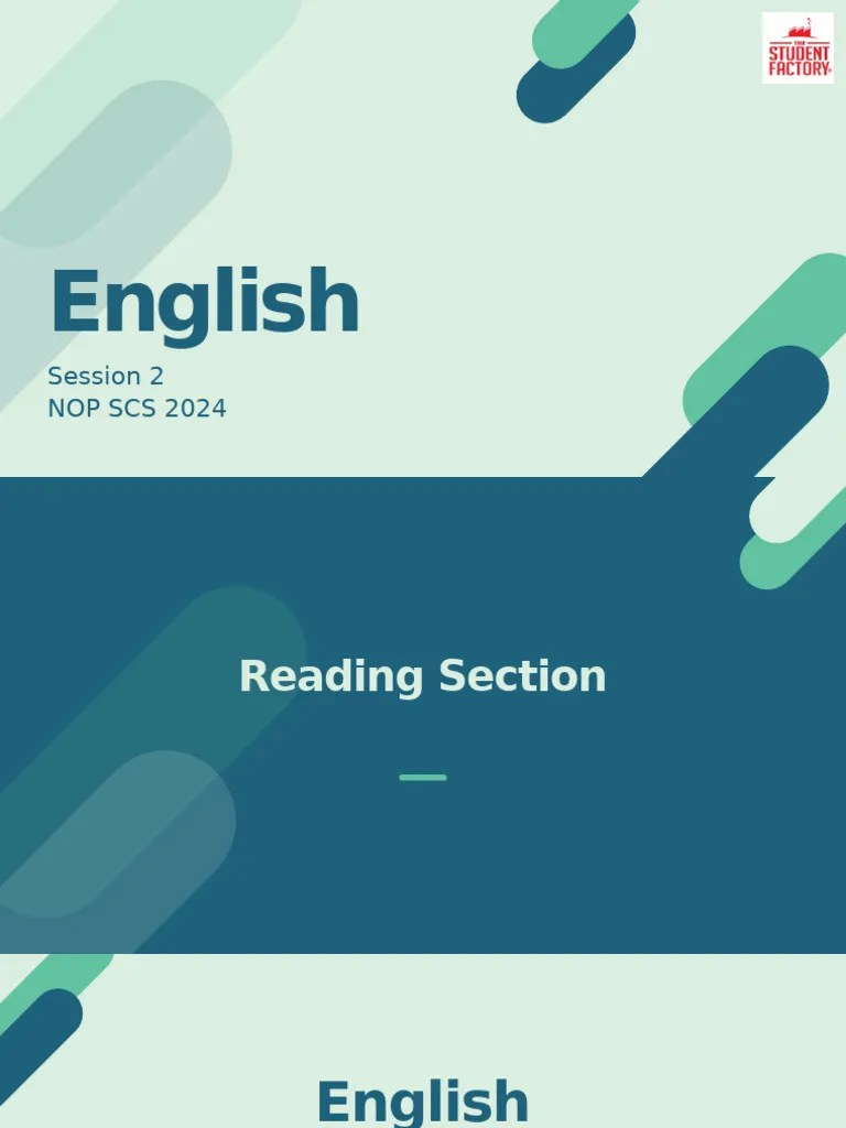English Session 2 | PDF