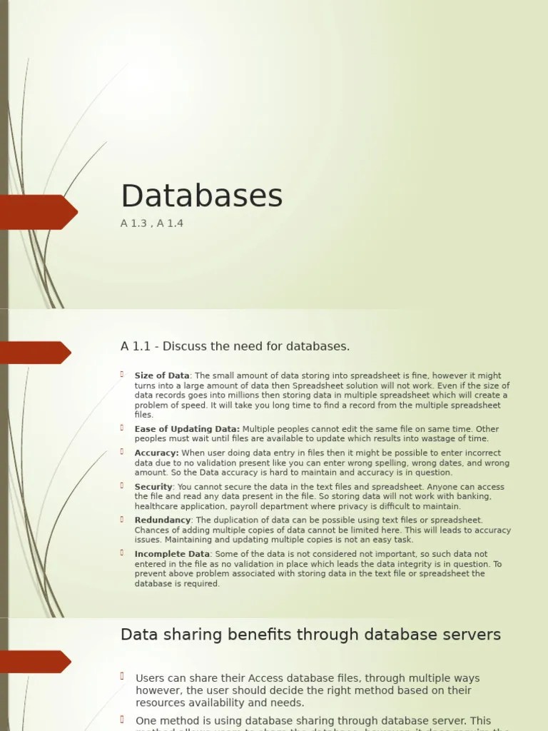 Databases 2 | PDF
