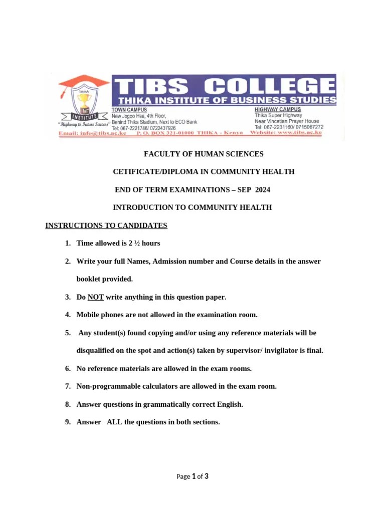 COMMUNITY HEALTH | PDF