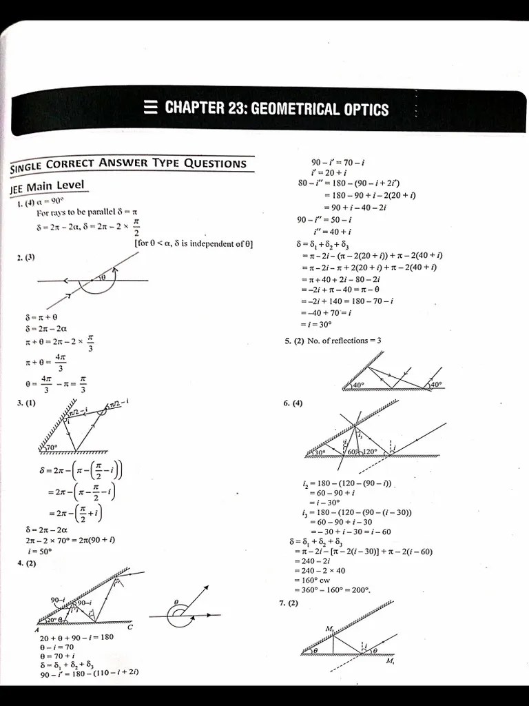 Geometrical Optics | PDF