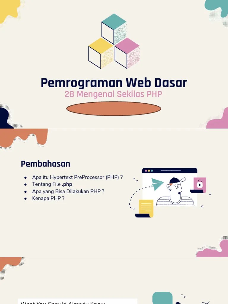 28 PHP - Mengenal Sekilas Hypertext PreProcessor | PDF