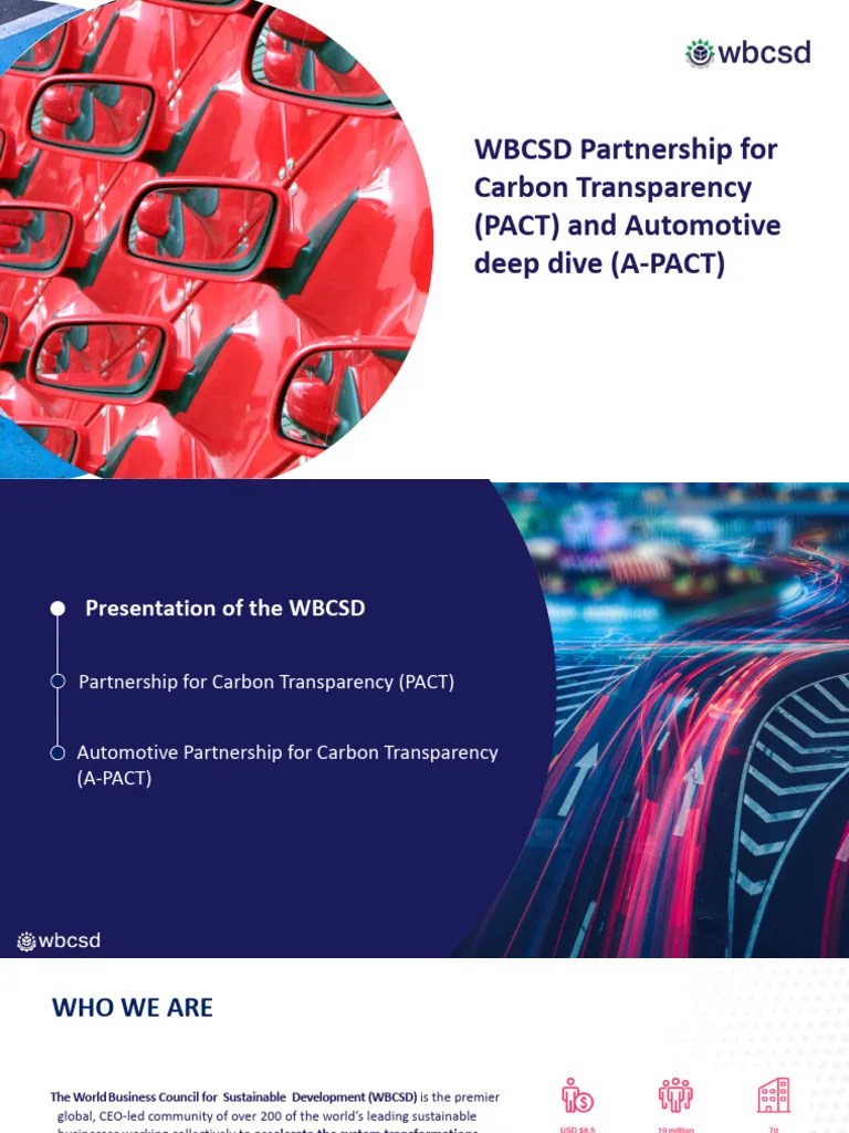 9 - WBCSD - Automotive Carbon Transparency Deep Dive | PDF
