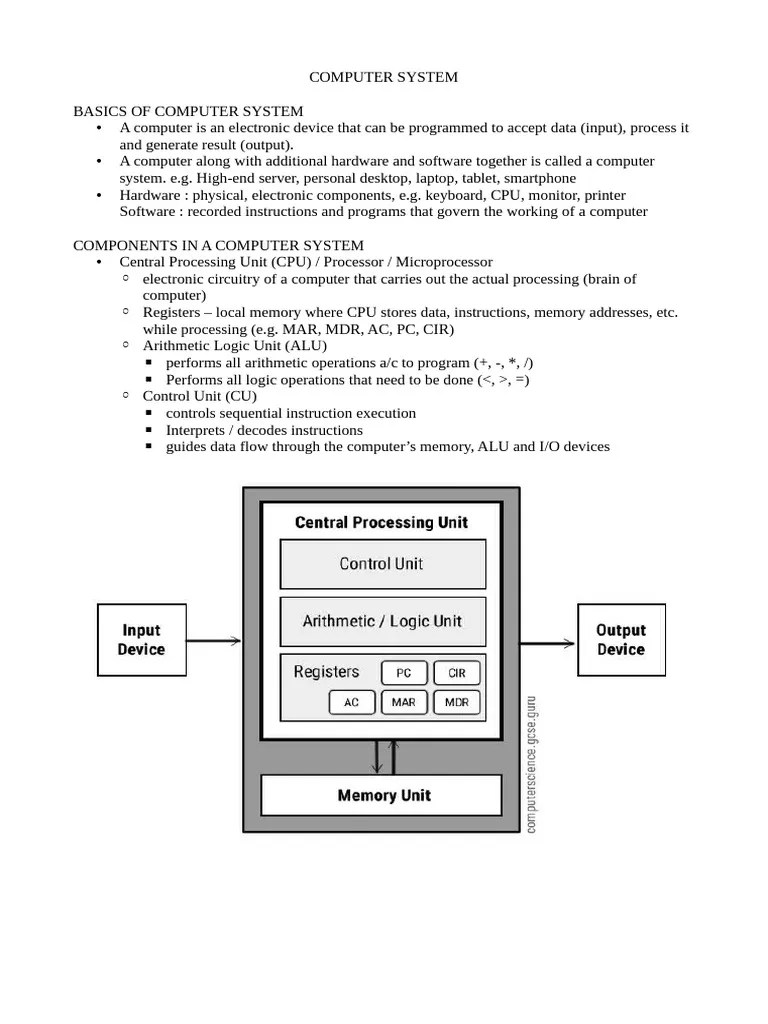 Computer System | PDF