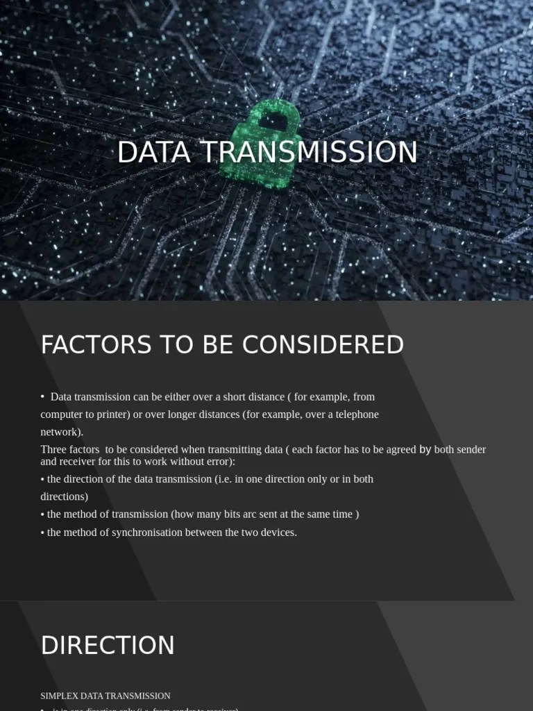 Data Transmission | PDF