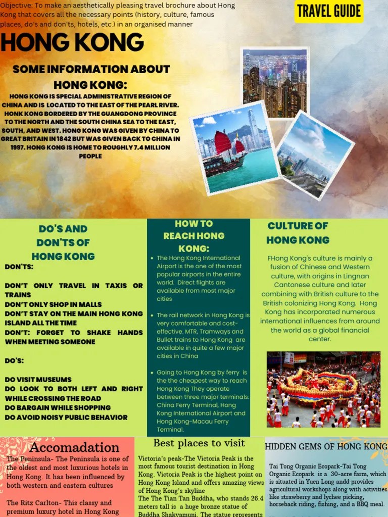 Hong Kong Travel Brochure | PDF