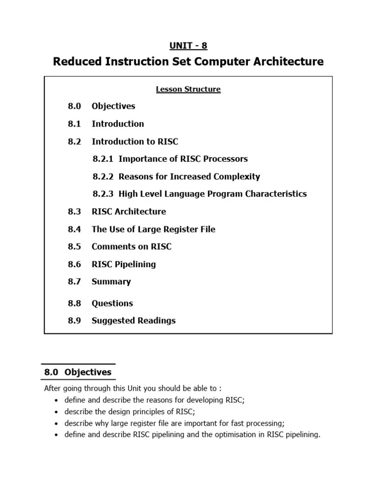 BCA Paper-VII Block-2 Unit-8 | PDF | Central Processing Unit | Cpu Cache