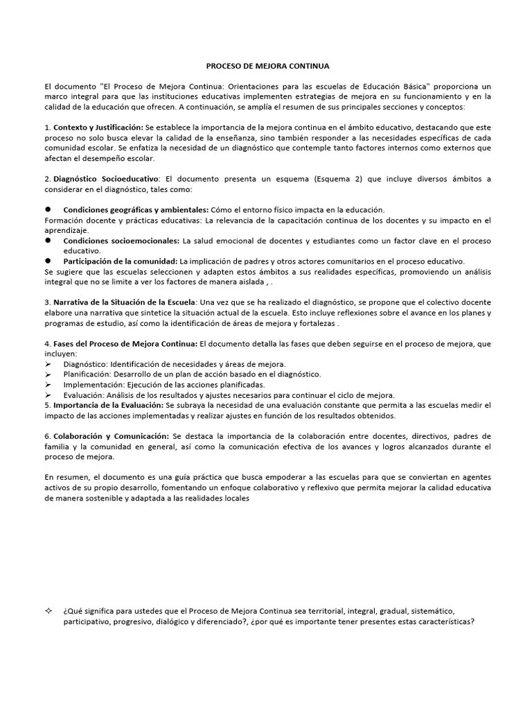 Act5_proceso De Mejora Continua | PDF