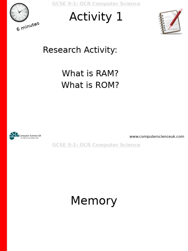 Memory | PDF