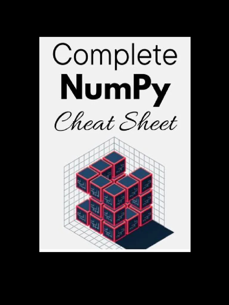 Complete Numpy Cheat Sheet | PDF