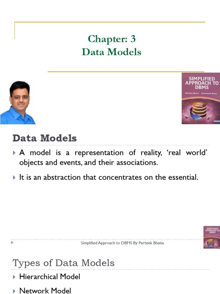 Chapter 3 Data Models | PDF